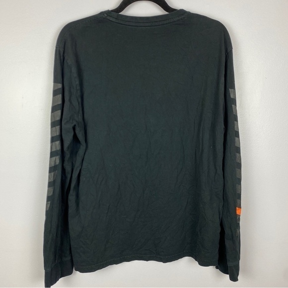 Young & Reckless Mens Long Sleeve Graphic Tee Medium Black - Picture 6 of 11